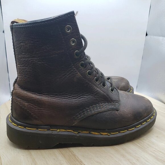 Dr. Martens Doc’s Boots 1460 Pascal leather Women’s Size US 5 brown - Picture 1 of 9